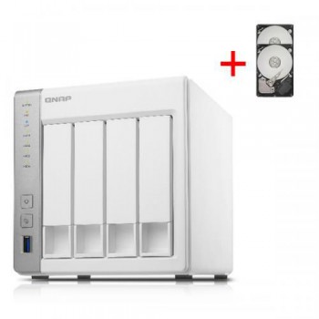 NAS QNAP Turbo-Station TS-431          2x 2 TB NAS-Festplatten im Bundle