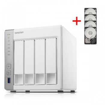 NAS QNAP Turbo-Station TS-431          4x 2 TB NAS-Festplatten im Bundle